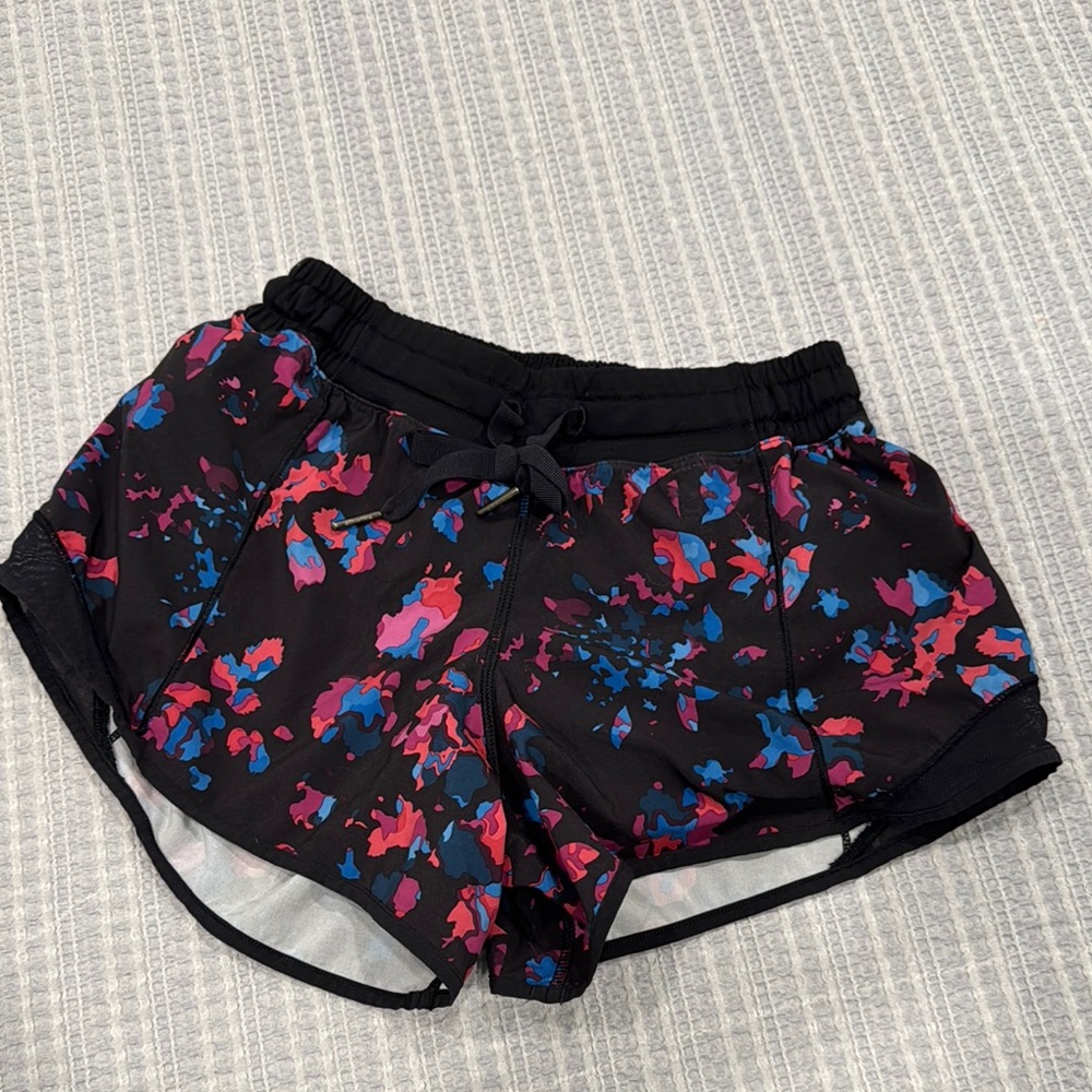 Lululemon Black and Pink Shorts